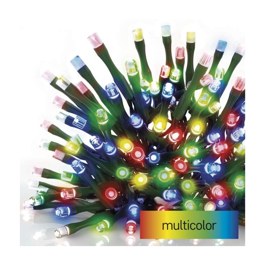 Cadena LED de Navidad para exteriores 80xLED/13m IP44 multicolor