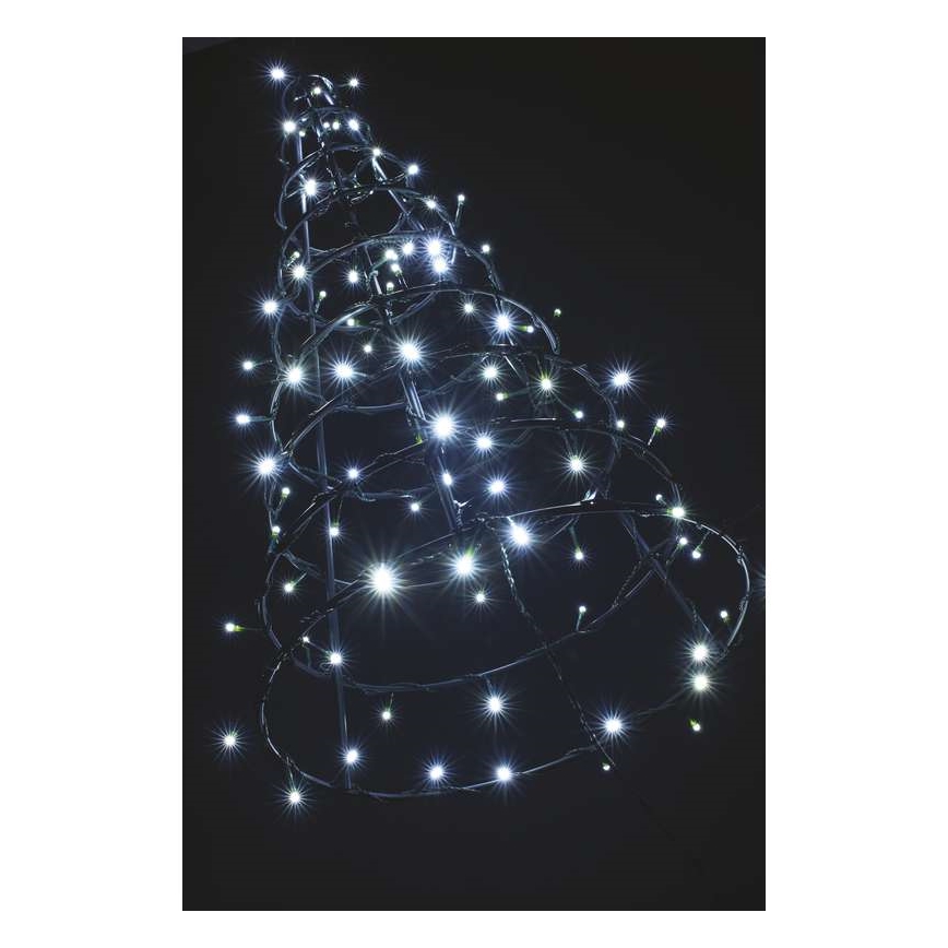 Cadena LED de Navidad para exteriores CHAIN 80xLED 13m IP44 blanco frío
