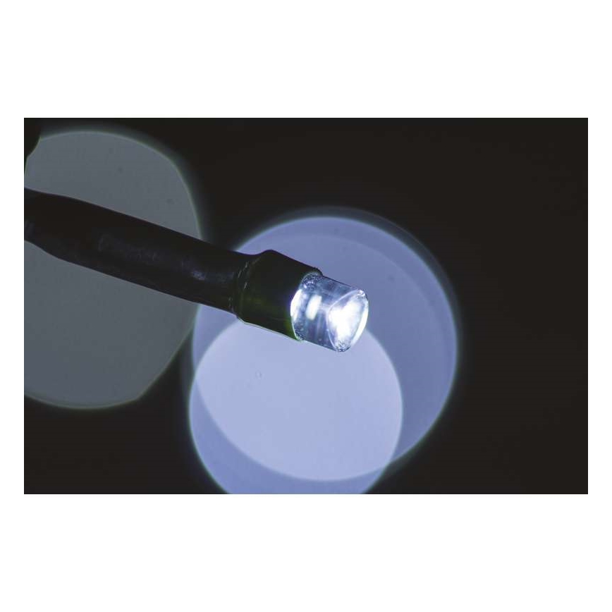 Cadena LED de Navidad para exteriores CHAIN 80xLED 13m IP44 blanco frío