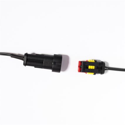 Cadena LED de extensión para exterior CONE FILAMENT 20xE10 14m transparente/blanco cálido IP44, Fabricado en la República Checa