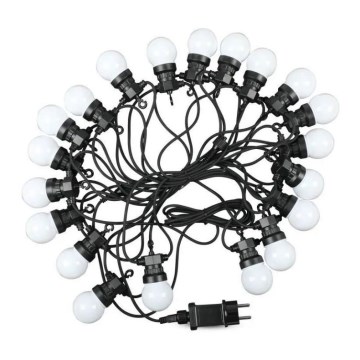 Cadena LED exterior STRING 10m 20xLED/0,5W/24/230V 3000K IP44