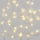 Cadena LED navideña exterior 160xLED/21m IP44 blanco cálido
