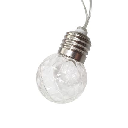 Cadena LED solar exterior 10xLED/1,2V 300 mAh 2,2 m IP44