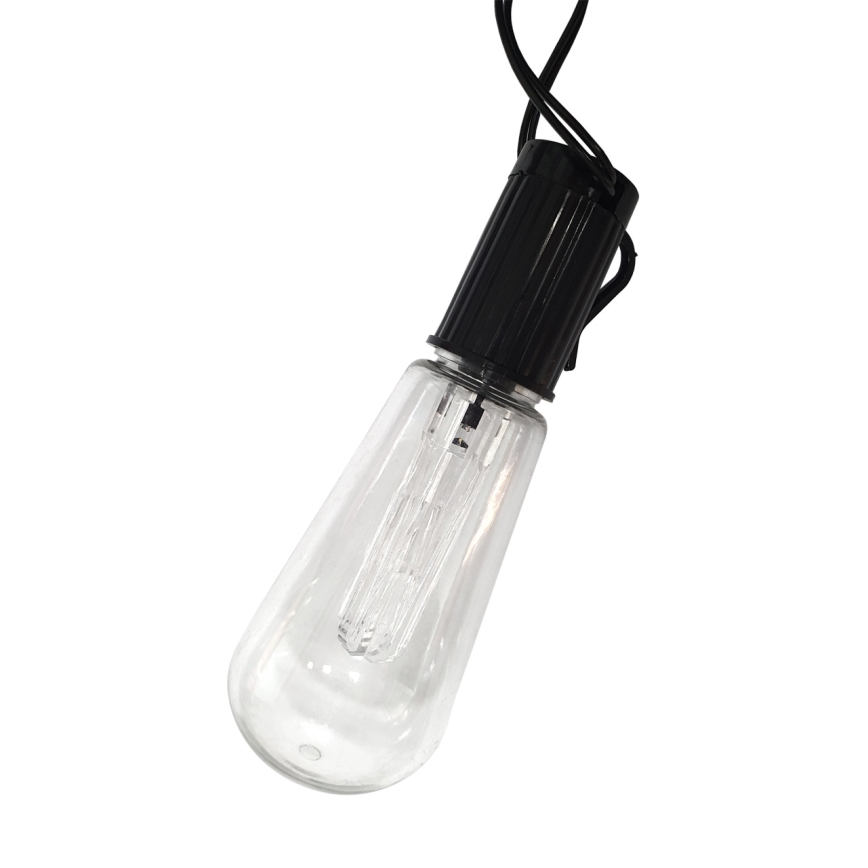 Cadena LED solar para exterior 10xLED/1,2V 300 mAh 2,2 m IP44
