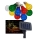 Cadena LED solar para exterior 10xLED/1,2V 300 mAh 2,2 m IP44 multicolor