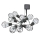Cadena LED solar para exterior 10xLED/1,2V 300 mAh 3,8 m IP44