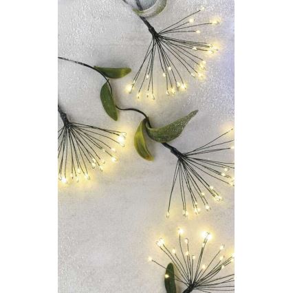 Cadena navideña de LEDs 150xLED/5,35m blanco cálido