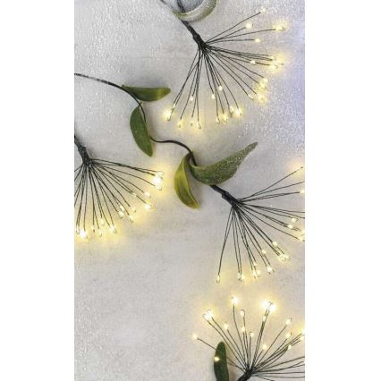 Cadena navideña de LEDs 300xLED/8,2m blanco cálido