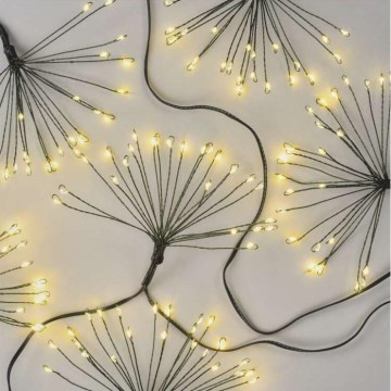 Cadena navideña de LEDs 450xLED/11m blanco cálido