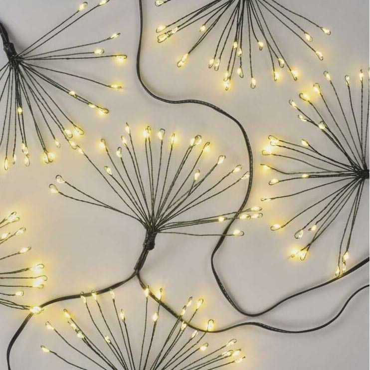 Cadena navideña de LEDs 450xLED/11m blanco cálido