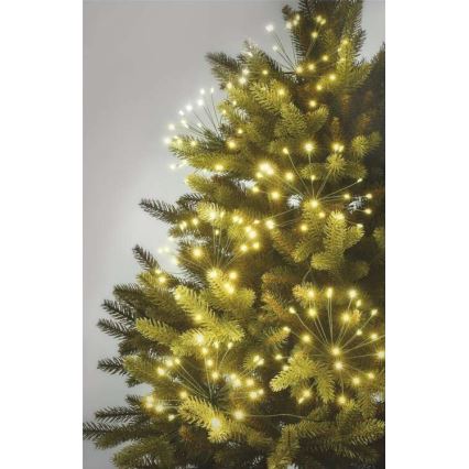 Cadena navideña de LEDs 450xLED/11m blanco cálido