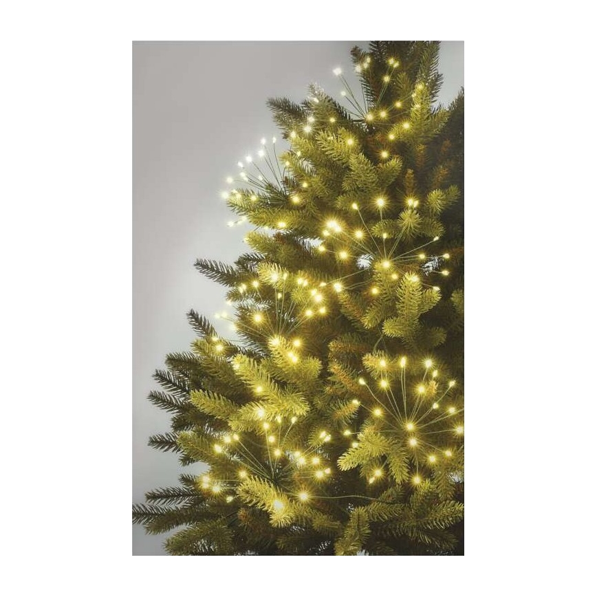 Cadena navideña de LEDs 450xLED/11m blanco cálido