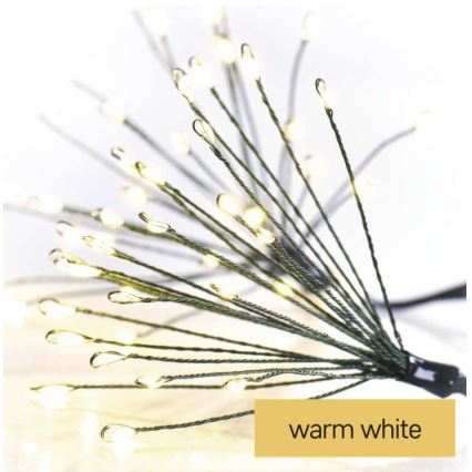 Cadena navideña de LEDs 450xLED/11m blanco cálido
