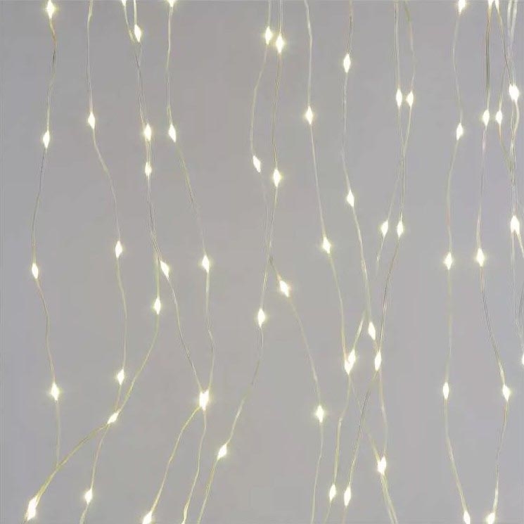 Cadena navideña LED para exteriores 400xLED/8 funciones 7,9 m IP44 blanco cálido
