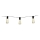 Cadena solar LED 3,35m 10xLED/1,2V
