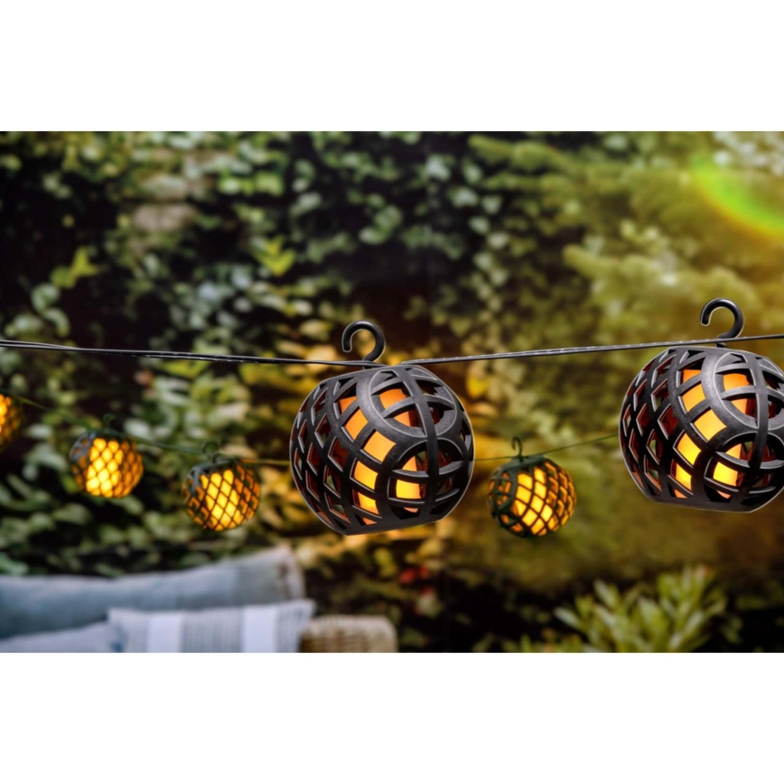 Cadena solar LED 3,8m 8xLED/1,2V