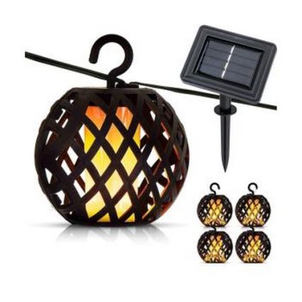 Cadena solar LED 60xLED/2m 400 mAh IP44