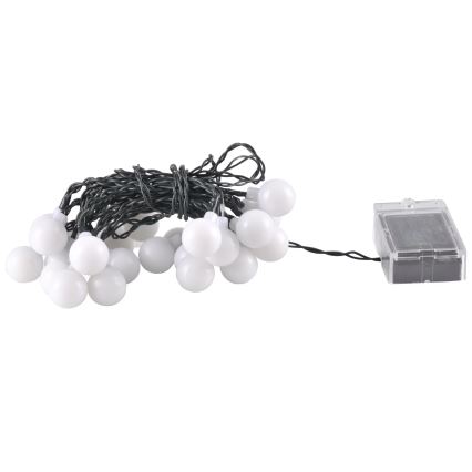 Cadena solar LED RGB PARTY 30xLED/1,2V 400 mAh 3,9 m IP44
