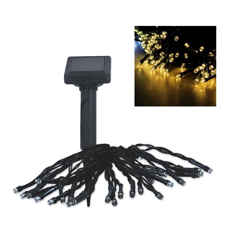 Cadena solar LED SHINE 100xLED/1,2V 400 mAh 11, 9 m IP44