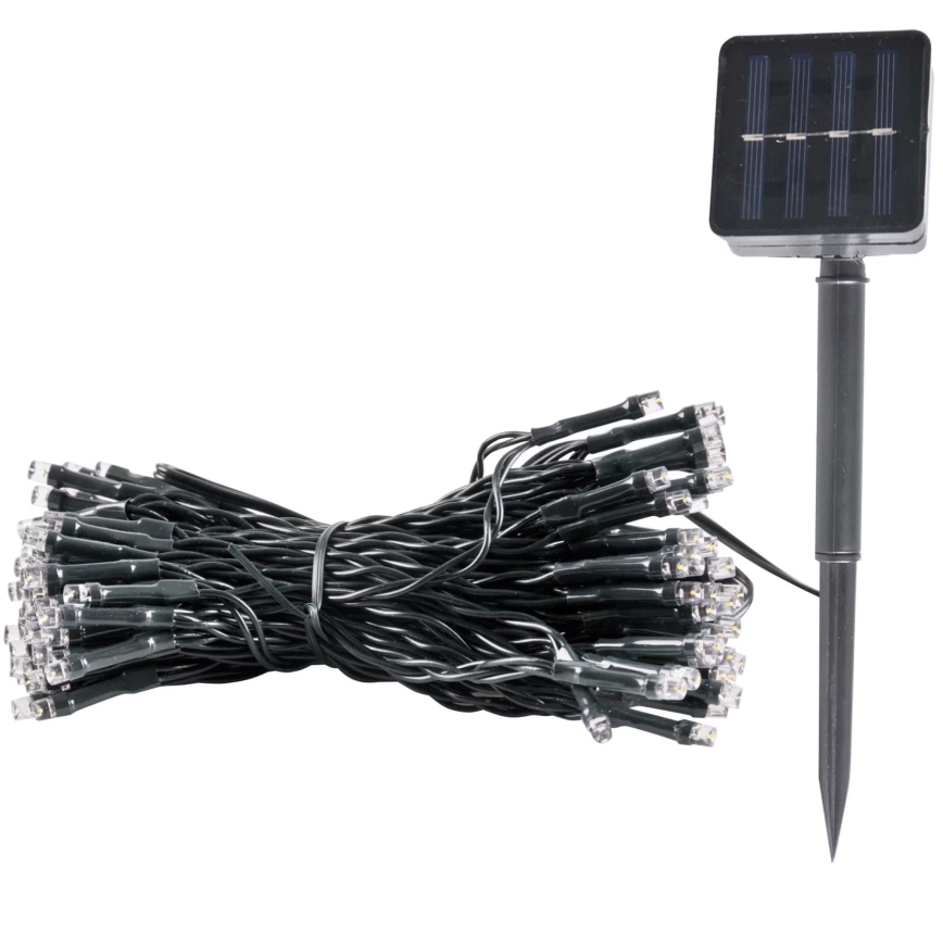 Cadena solar LED SHINE 100xLED/1,2V 400 mAh 11, 9 m IP44