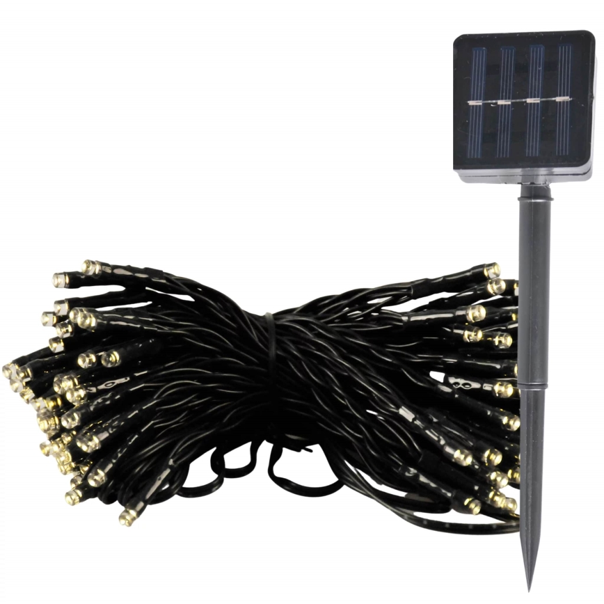 Cadena solar LED SHINE 100xLED/1,2V 400 mAh 11, 9 m IP44