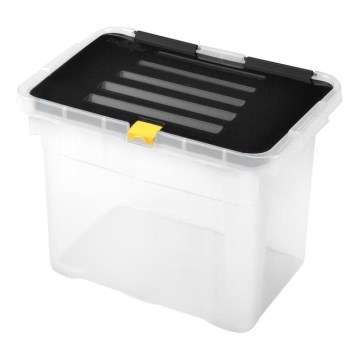Caja de almacenamiento 9 l negro