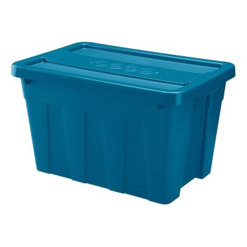 Caja de almacenamiento HEAVY DUTY 100 l azul