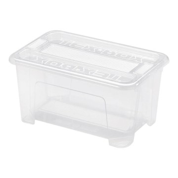 Caja de almacenamiento TEX BOX 4,5 l transparente