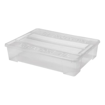 Caja de almacenamiento TEX BOX 60 l transparente