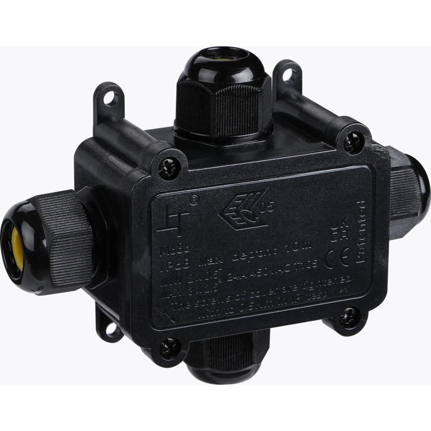 Caja de conexiones impermeable 24A/230V IP68