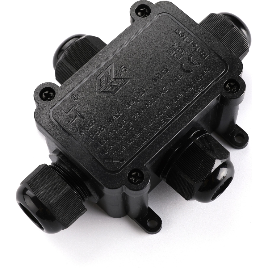 Caja de conexiones impermeable 24A/230V IP68