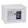 Caja fuerte 4xAA 23x17 cm blanco/cromo mate