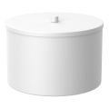 Caja metálica de almacenaje 12x17,5 cm blanco