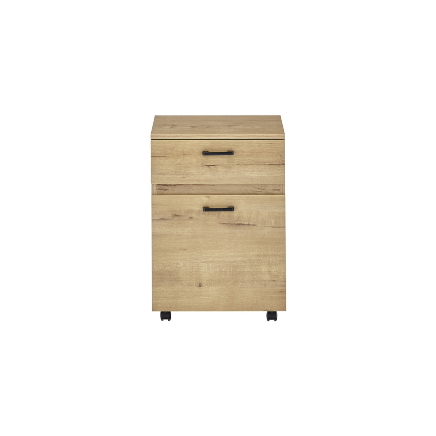 Cajonera de oficina MIRANE en roble