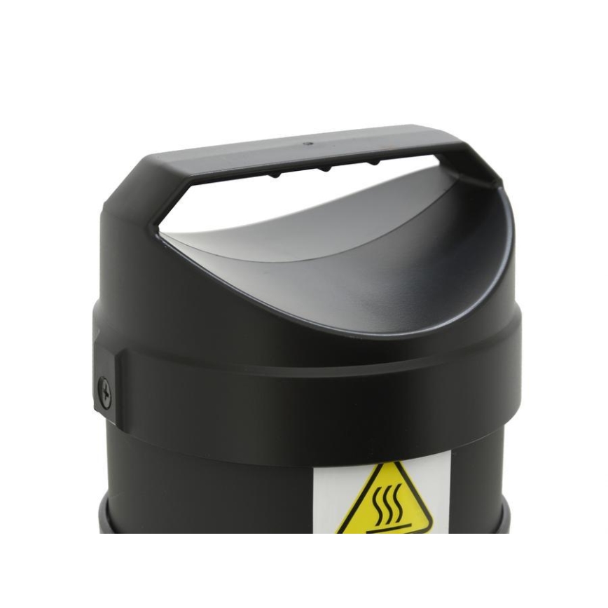 Calefactor infrarrojo de suelo 1000W/230V IP44 negro