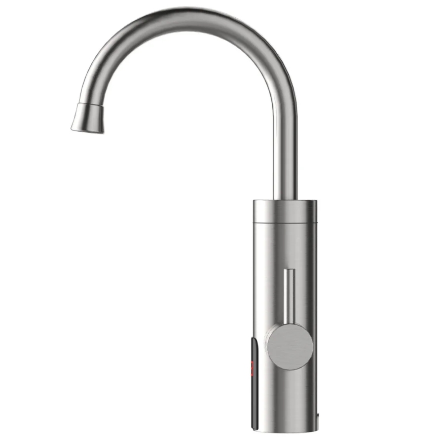 Calentador de agua instantáneo con pantalla LED 3000W/230V IPX4 acero inoxidable