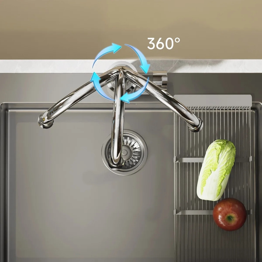 Calentador de agua instantáneo con pantalla LED 3000W/230V IPX4 acero inoxidable