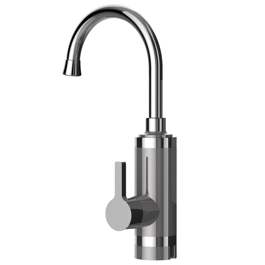 Calentador de agua instantáneo con pantalla LED 3000W/230V IPX4 acero inoxidable