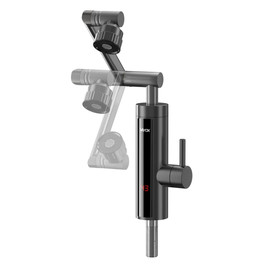 Calentador de agua instantáneo con pantalla LED 3000W/230V IPX4 antracita