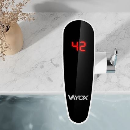 Calentador de agua instantáneo con pantalla LED 3000W/230V IPX4 blanco