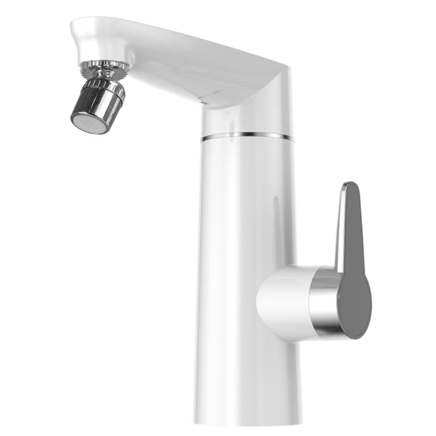 Calentador de agua instantáneo con pantalla LED 3000W/230V IPX4 blanco