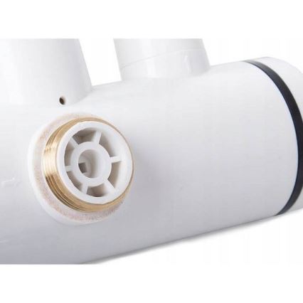Calentador de agua instantáneo con rociador y pantalla LCD 3000W/230V IPX4 blanco