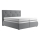 Cama con somier, colchón y topper ELEN 180x200 cm gris