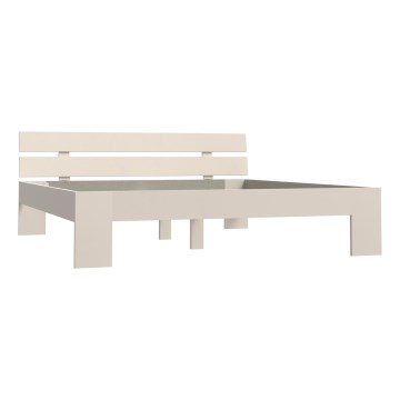 Cama doble PIROA 180x200 cm beige