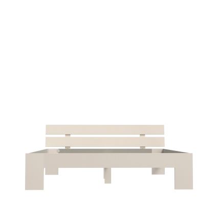 Cama doble PIROA 180x200 cm beige