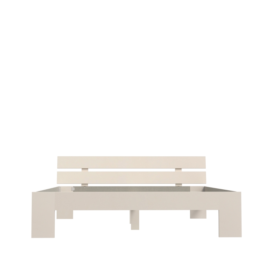Cama doble PIROA 180x200 cm beige