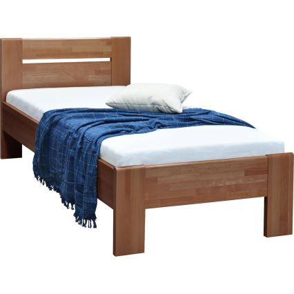 Cama individual AMBER 90x200 cm, color ciruela