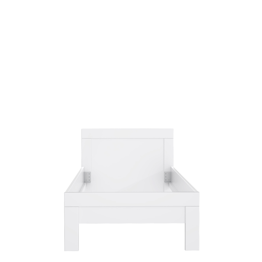 Cama individual SNOWIE 90x200 cm blanca