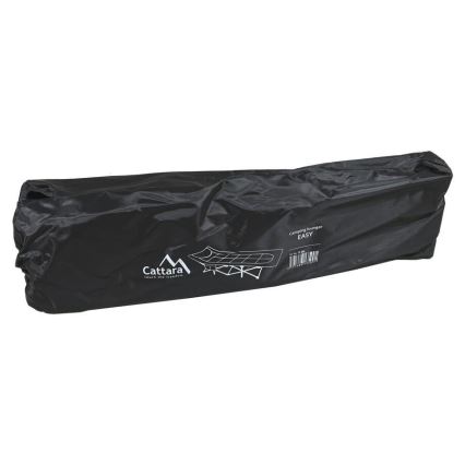 Cama plegable de camping gris
