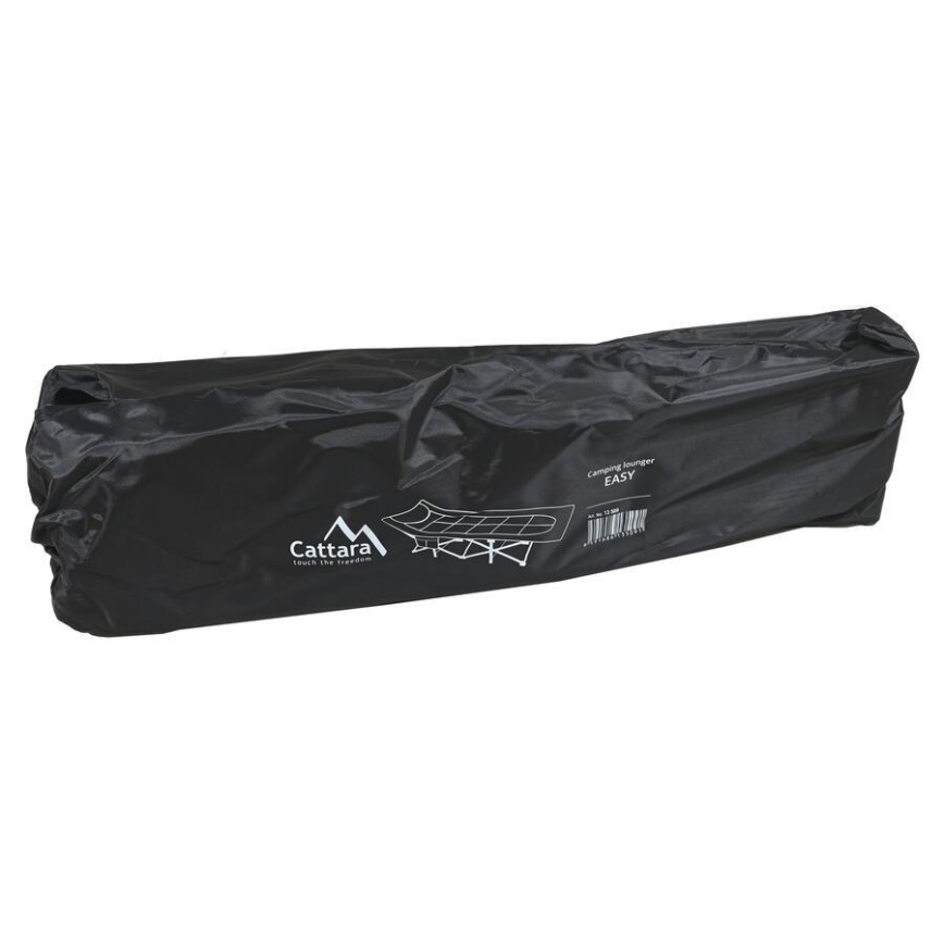Cama plegable de camping gris